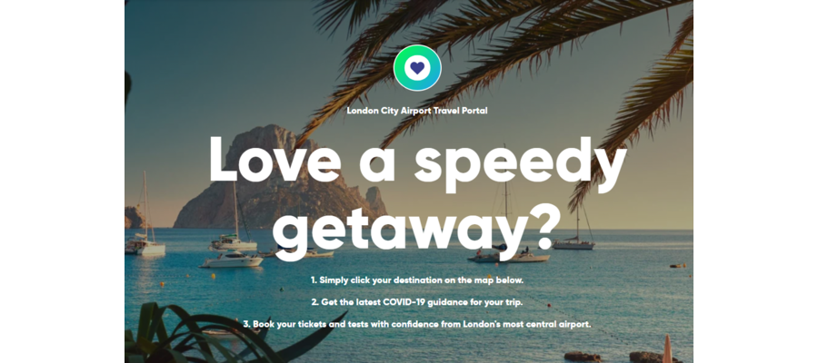 London City airport launches new passenger travel portal