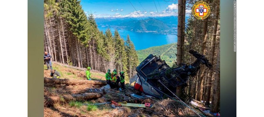 At least 14 people have died from a cable car accident in northern Italy on Sunday