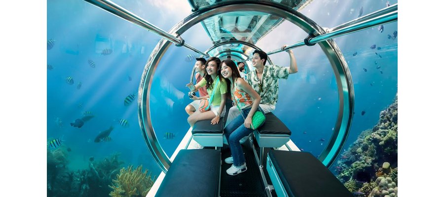 Transparent tourist submarine launches at Vietnam resort
