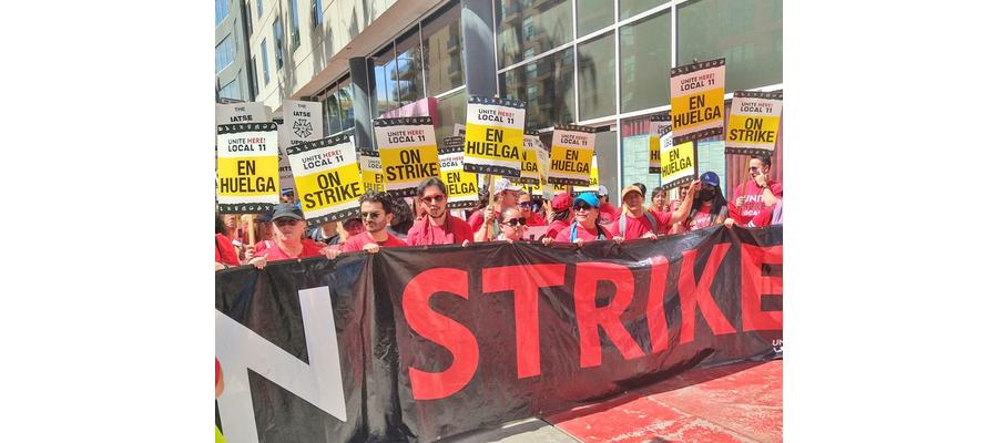 Support grows as hotel workers carry out rolling strikes in LA