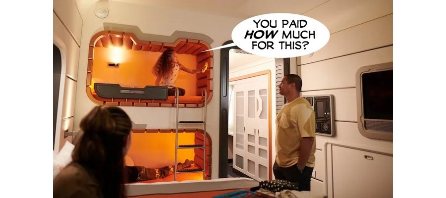 Galactic Starcruiser: Even just closing the Star Wars hotel costs Disney $2.5 million per room