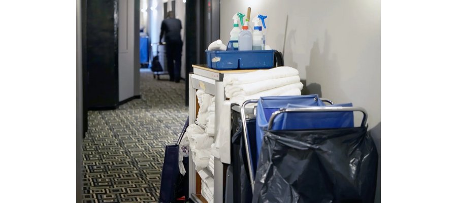 A worker who’s been cleaning a 5-star hotel for 14 years says guests are so angry about how dirty their rooms have gotten they throw things and shout at her
