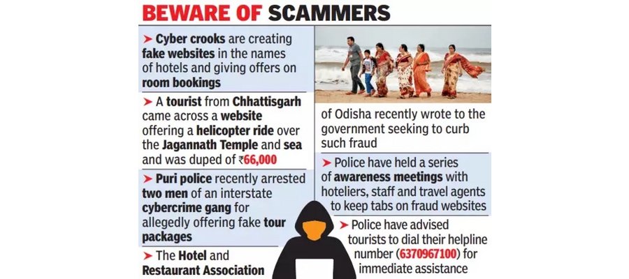 100 Puri tourists fell prey to online hotel fraud in 6 months