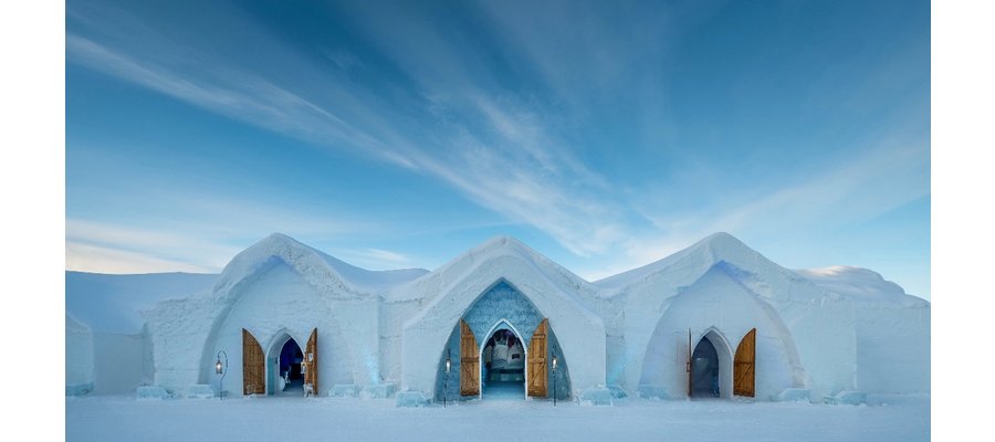 Spending the night in North America’s only ice hotel