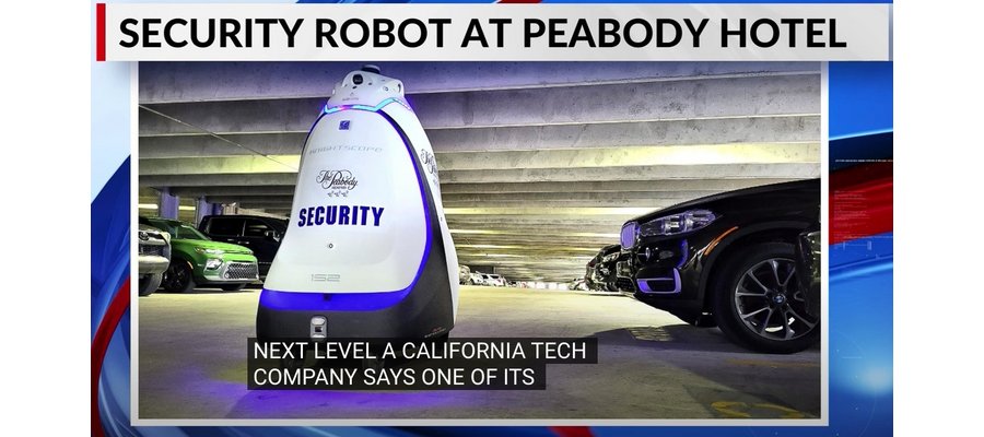 Peabody Hotel gets security robot