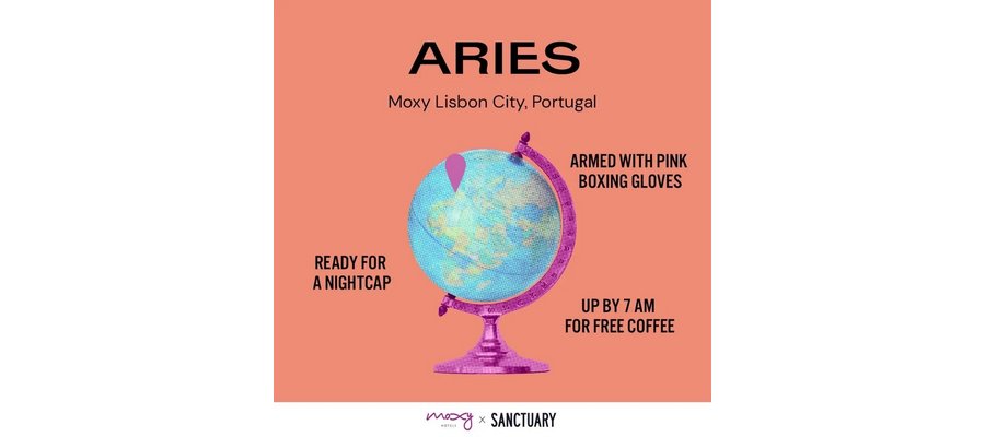 Moxy Hotels And Sanctuary Team Up For Astrological Travel