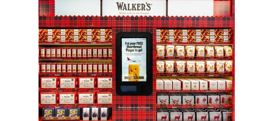 Edinburgh Airport launches “world’s first shortbread vending machine”