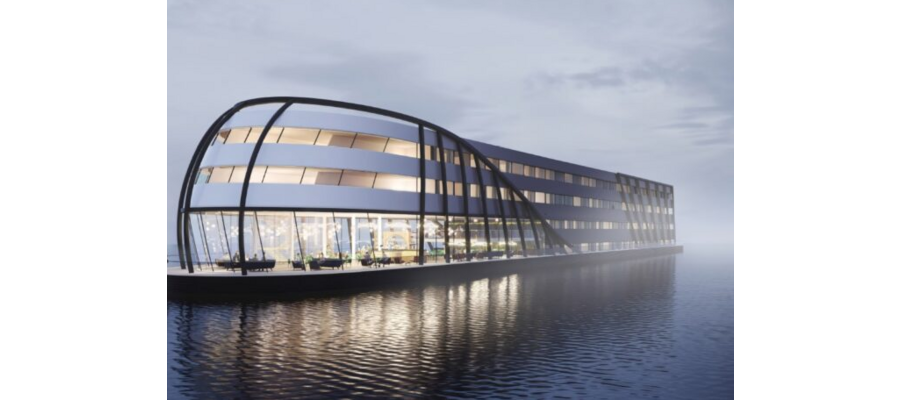 Floating hotel plan unveiled for Salford Quays