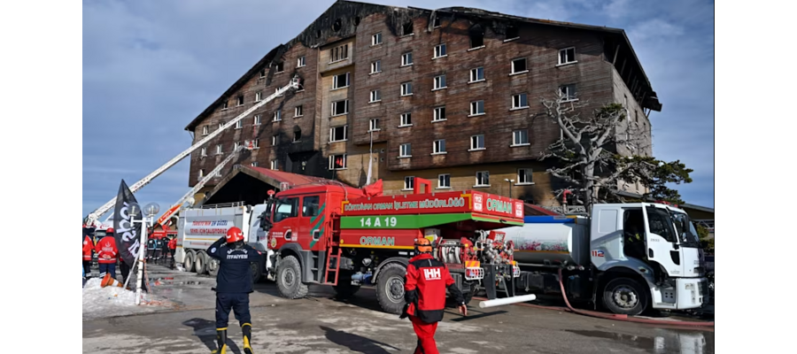 At least 76 dead in hotel fire at Turkish ski resort