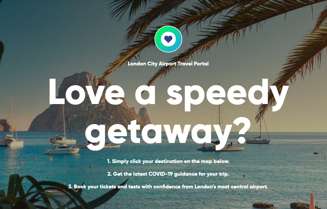London City airport launches new passenger travel portal