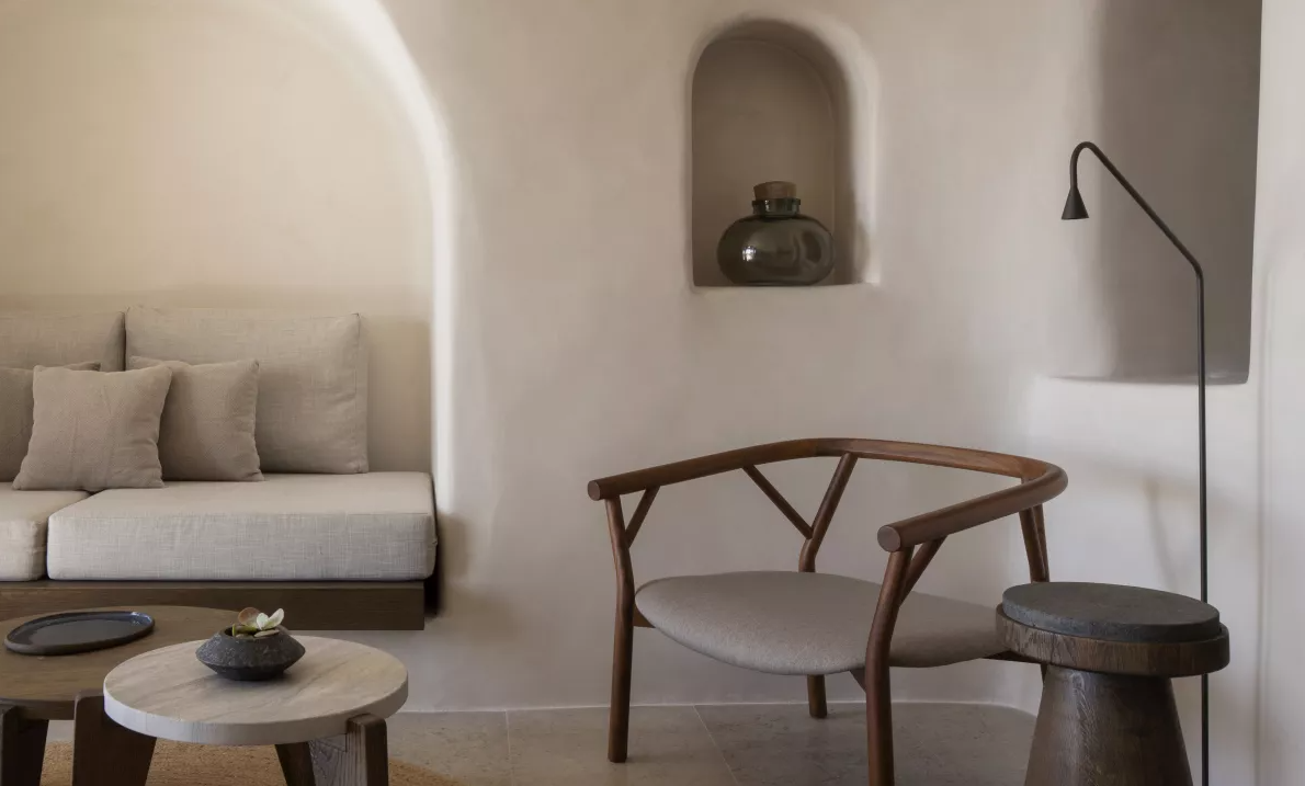 Five space-saving tips to steal from this minimalist micro-hotel in Santorini