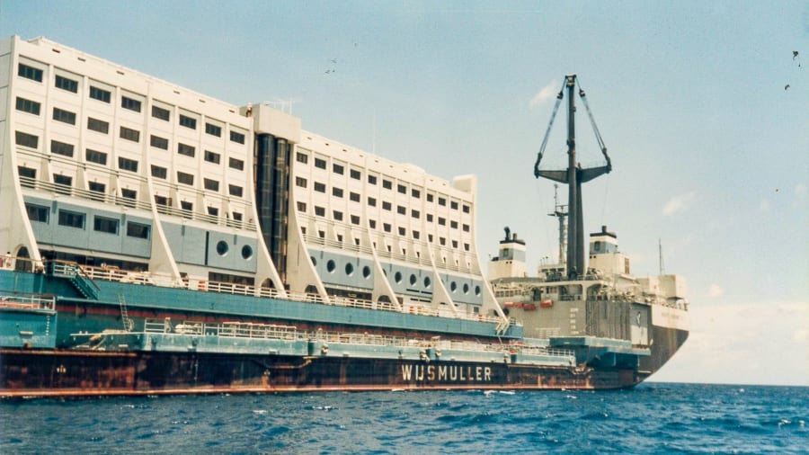 The 'floating hotel' rusting away in North Korea