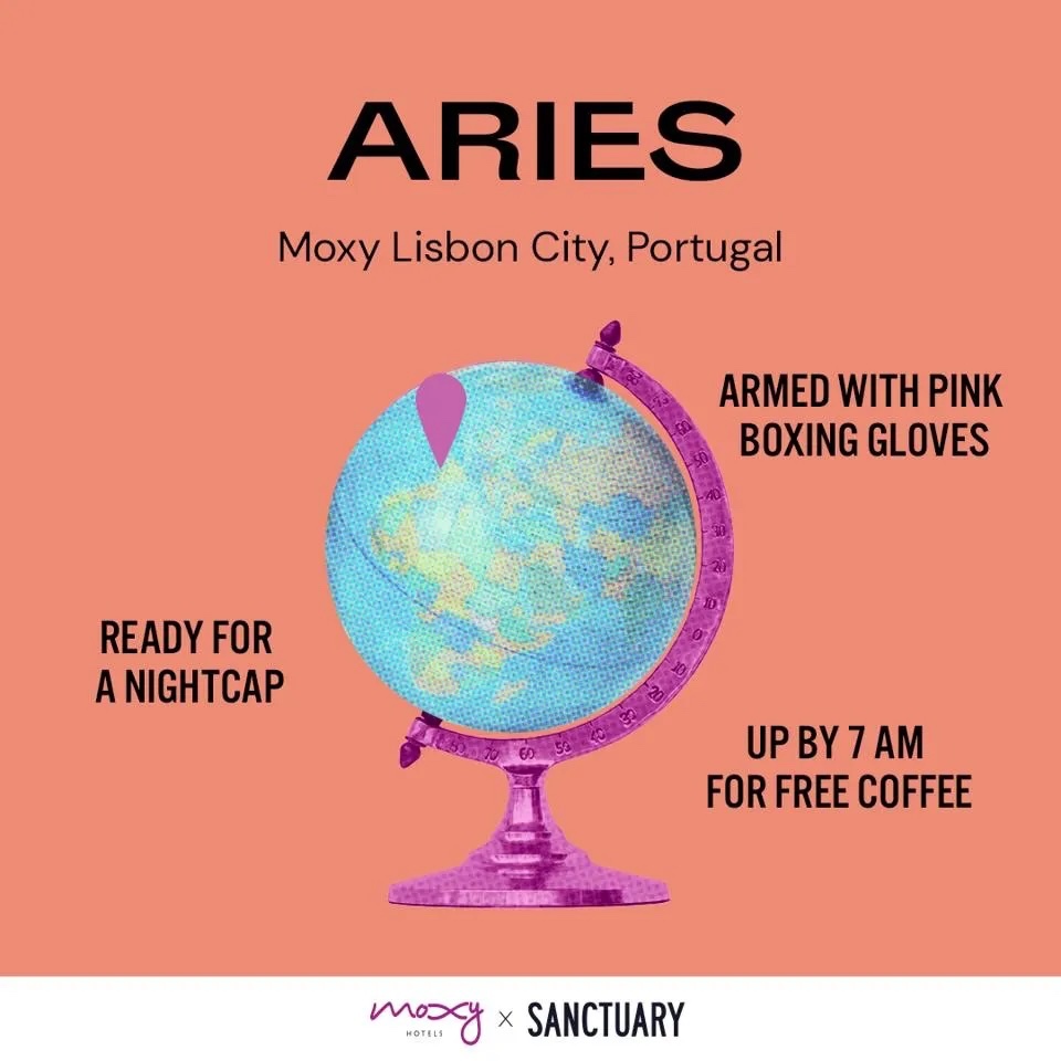 Moxy Hotels And Sanctuary Team Up For Astrological Travel