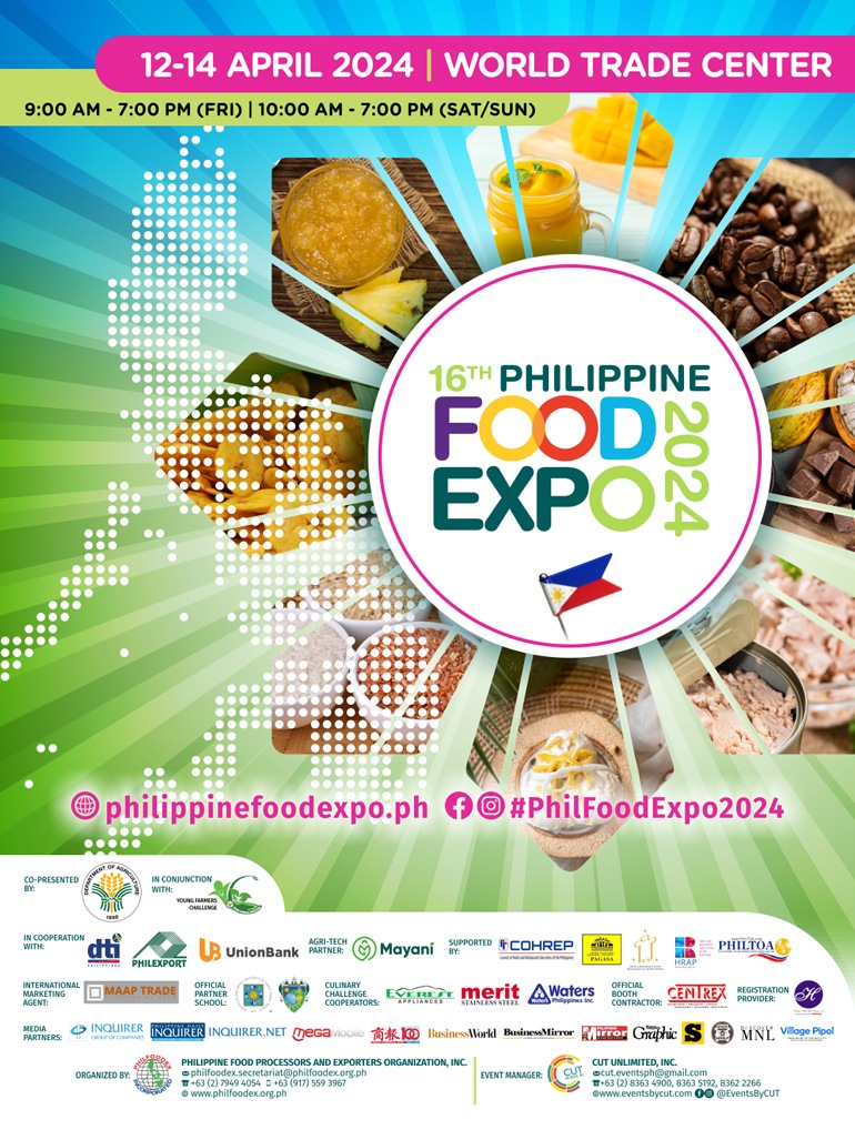 Feast of flavors: 16th Philippine Food Expo returns this April 2024