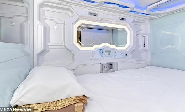 Sydney capsule hotel 'pod' advertised as 'long-term living solution' at $300 a week reveals ridiculous state of rentals in Australia