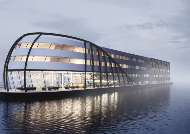 Floating hotel plan unveiled for Salford Quays