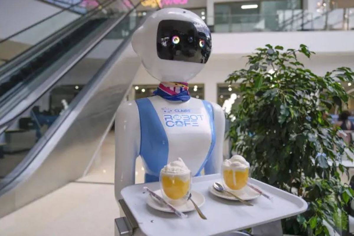 Robots are asking for tips. But who actually gets the money?