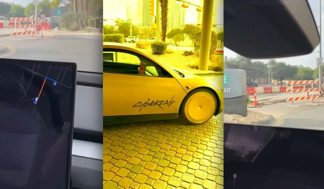 Bumbling Cybercab Gets Trapped in Hotel Parking Lot, Drops off Passenger Right Where He Started